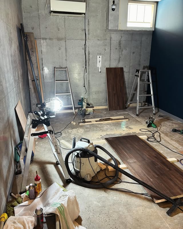 【鹿児島パーソナルジム】工事の進捗にビックリ！完成がますます楽しみに！の画像